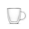JoyJolt Tazas de Doble Pared en Vidrio 8 Piezas
