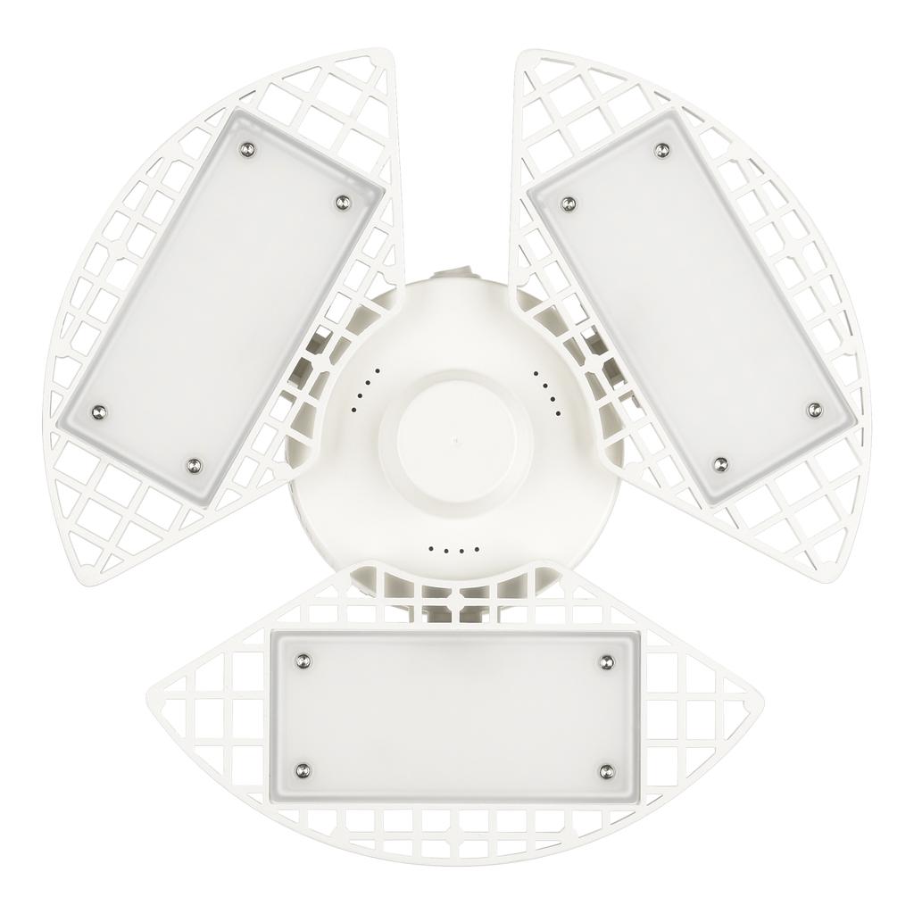 Green Watt Luz LED Blanca de Garaje 3 Cabezas Ajustables