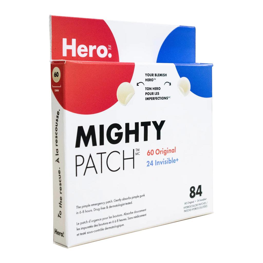 Hero Parches Hidrocoloides Faciales Antiacné Mighty Patch 84 Unidades