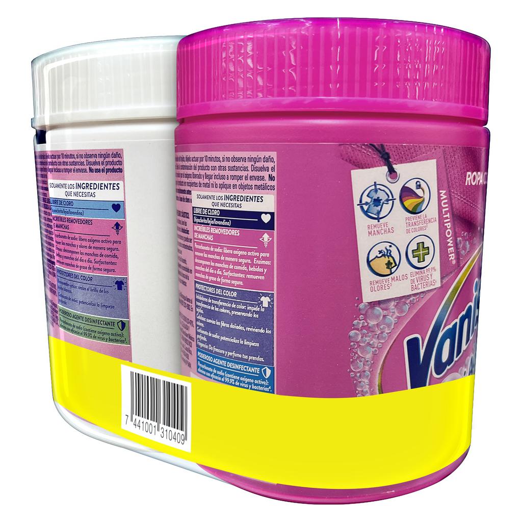 Vanish Quitamanchas en Polvo 2 Unidades / 900 g