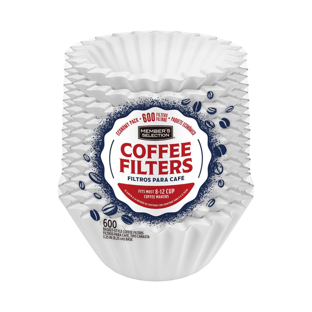 Filtro de Café 600 Unidades / 1.88 L - 2.82 L / 8-12 Tazas