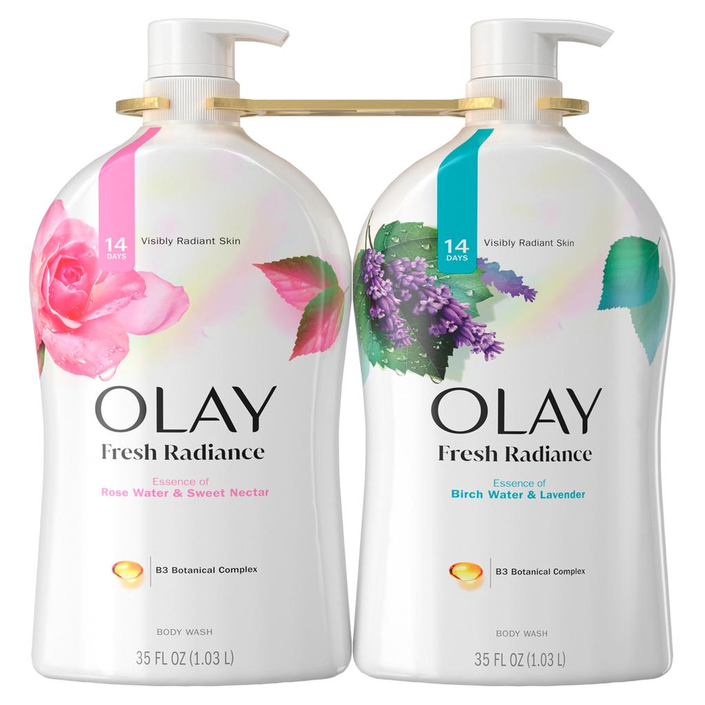 Olay Gel de Baño Corporal Fresh Radiance 2 Unidades / 1.03 L / 35 oz