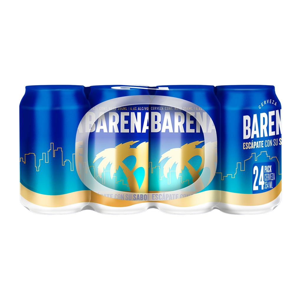 Barena Refrescante Cerveza Hondureña en Lata 24 Unidades / 355 ml / 12 oz