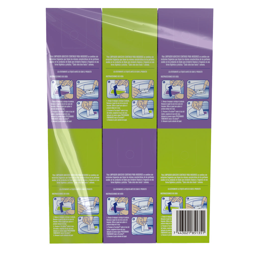 Pato Pastillas Adhesivas Limpiadoras de Sanitarios Lavanda y Cítrico 6 Unidades / 30 g