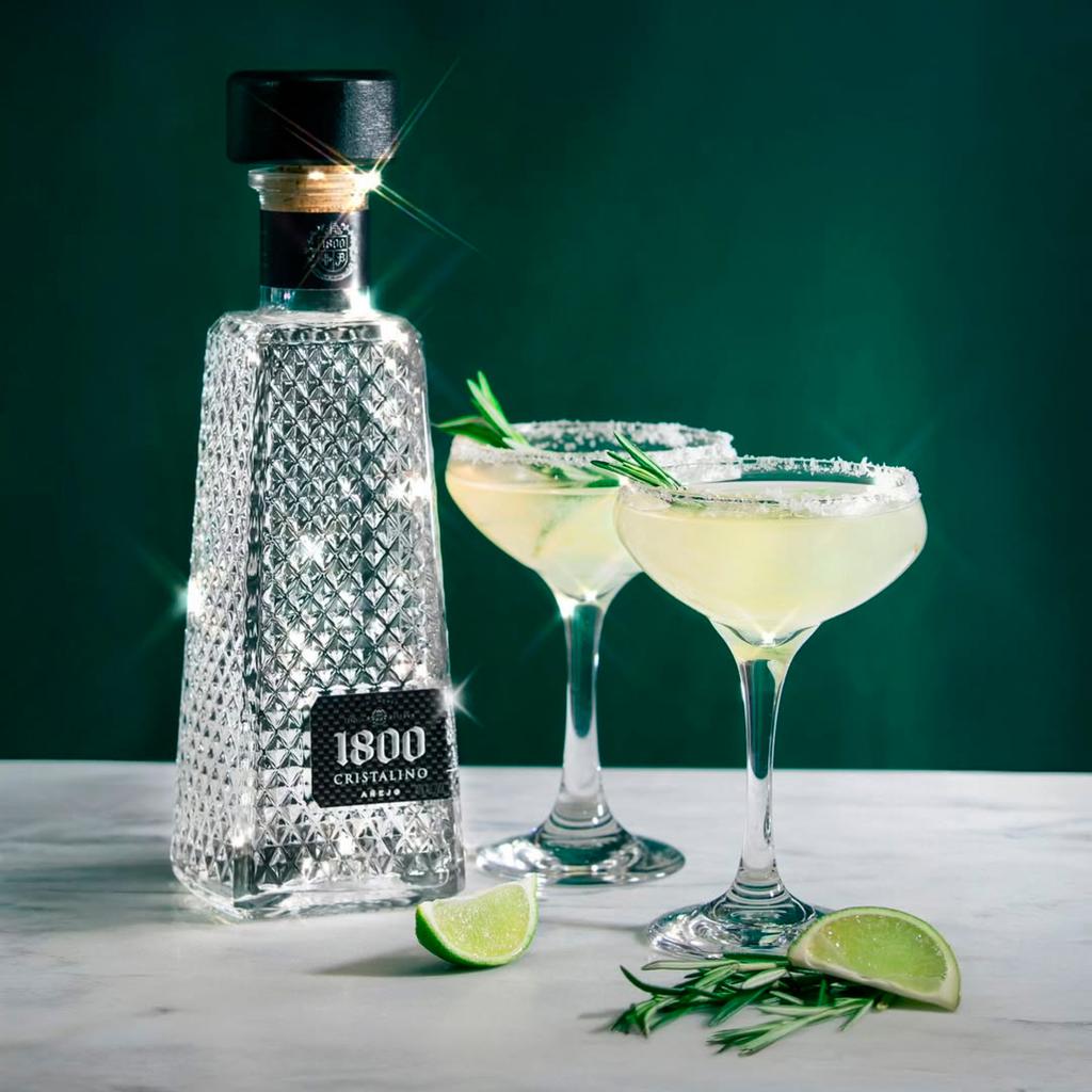 1800 Cristalino Tequila Añejo 700 mL