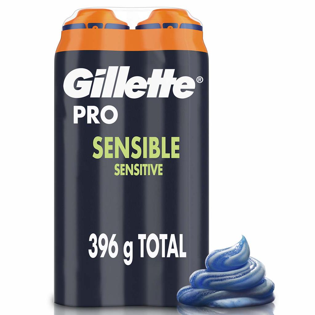 Gillette Pro Gel Hidratante de Afeitar 2 Unidades / 198 g / 7 oz