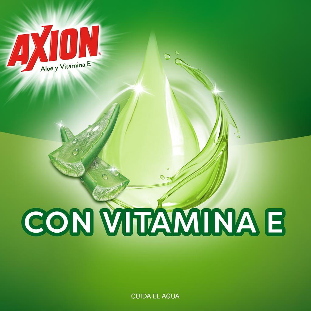 Axion Lavaplatos en Crema con Aloe y Vitamina E 6 Unidades / 425 g / 15 oz
