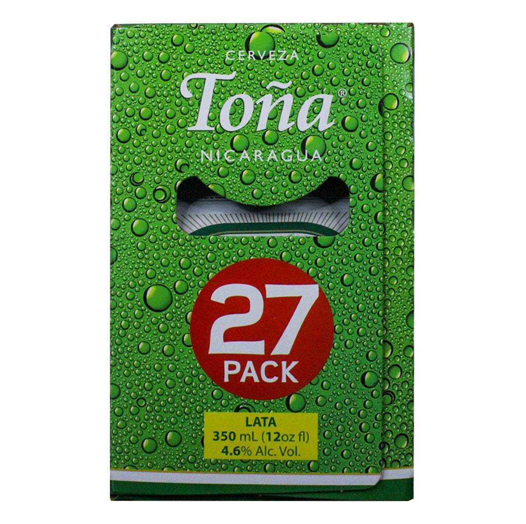 Toña Cerveza en Lata Regular 27 Unidades / 350 ml / 12 oz