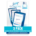 Secret Desodorante y Antitranspirante Invisible Clinical 3 Unidades / 45 g / 1.6 oz