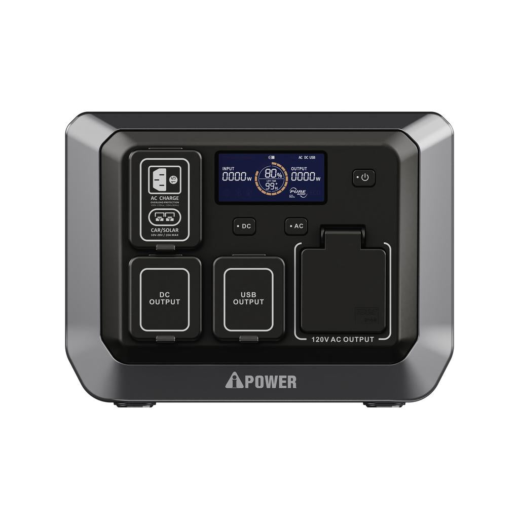 AiPower Estación de Energía Portatil Carga Rápida 1 200 W
