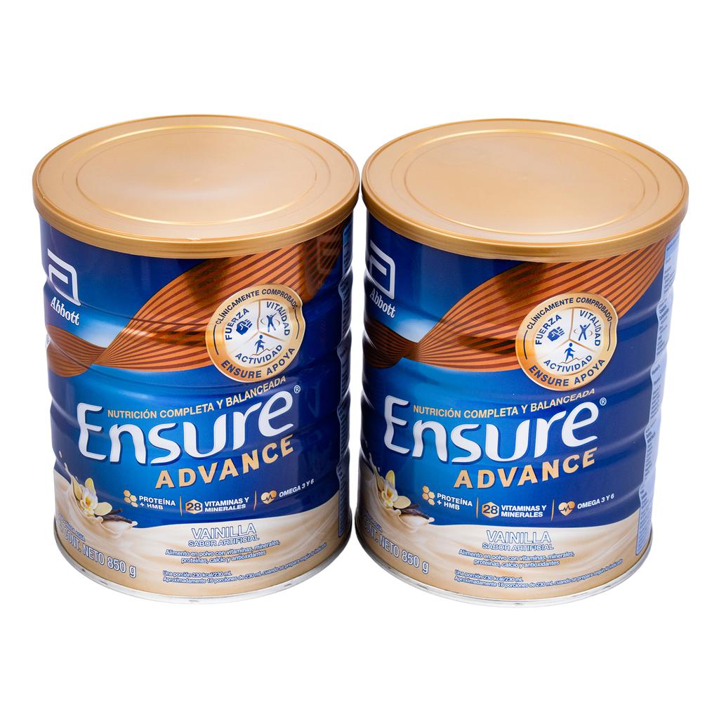 Ensure Advance Suplemento en Polvo 2 Unidades / 850 g