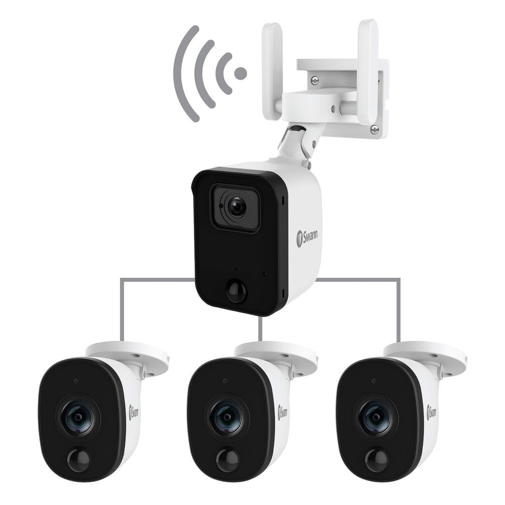 Swann Sistema de Seguridad Perimetral 4 Cámaras