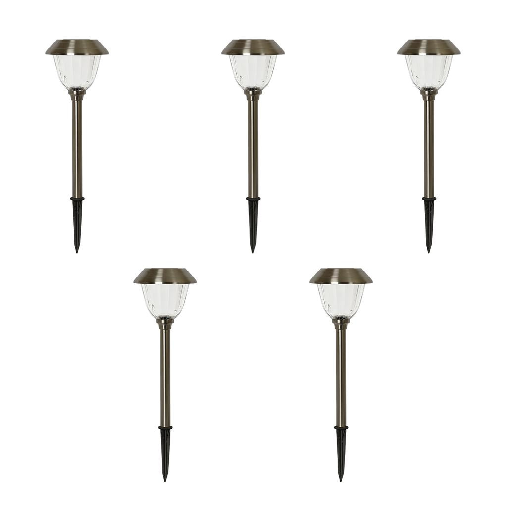 SmartYard Lamparas LED de Luz Solar 5 Unidades