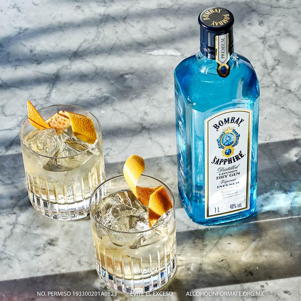 Bombay Sapphire Ginebra London Dry 1 L