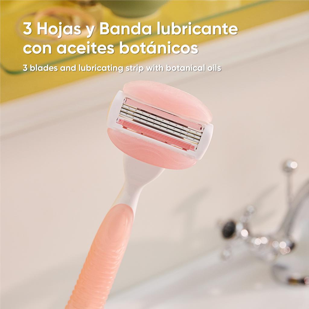 Gillette Venus Máquina De Afeitar Para Mujer Venus Comfortglide White Tea / 12 Cartuchos Humectantes