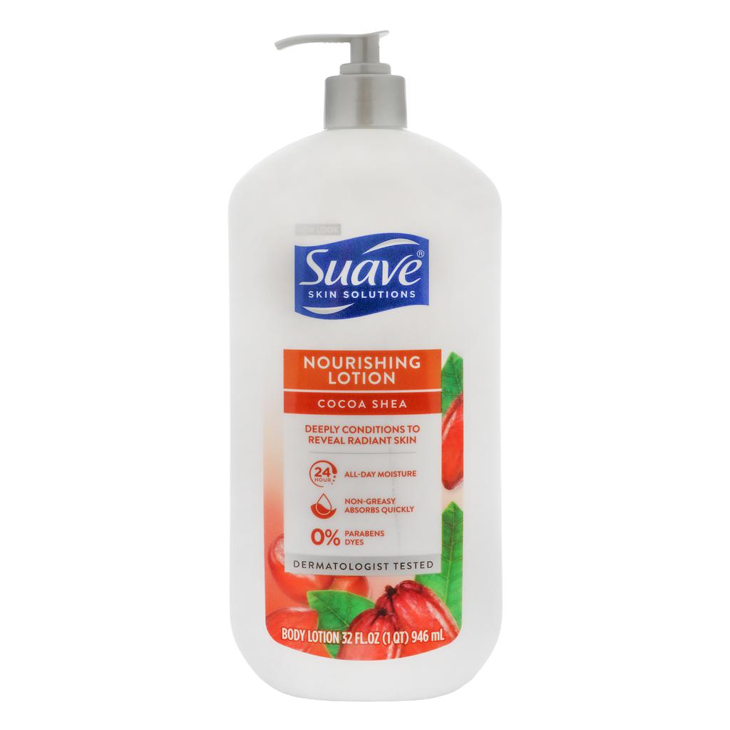 Suave Loción Nutritiva Cacao Karité 946 mL / 32 oz