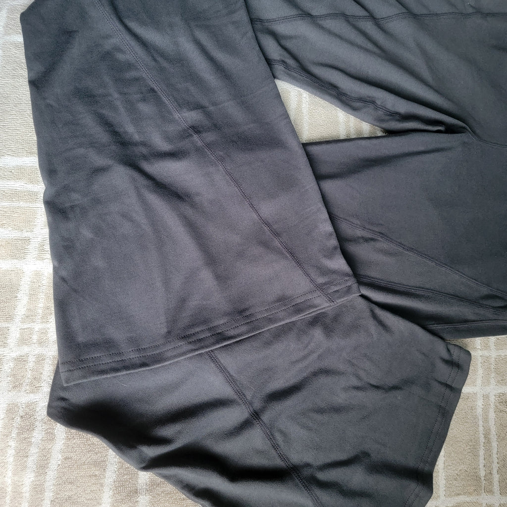 Pantalón Deportivo Acampanado Gris Oscuro de Cintura Alta