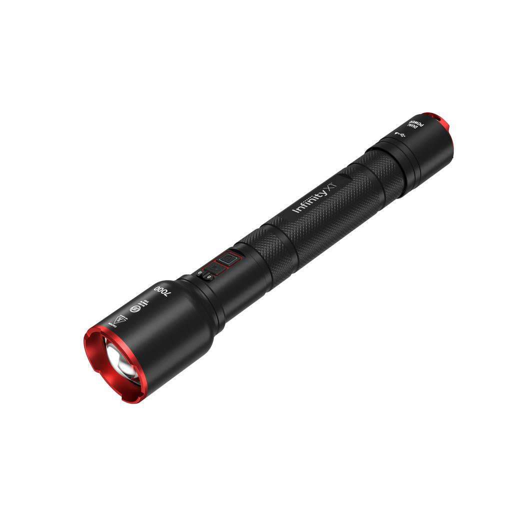 InfinityX1 Linterna de Doble Potencia con 3 Modos de Uso