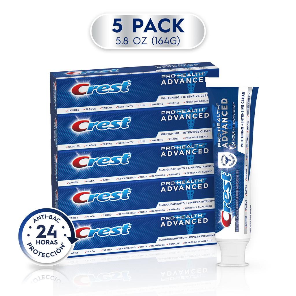 Crest Pro Health Advanced Pasta Dental para Dientes Sensibles 5 Unidades / 164 g / 5.8 oz