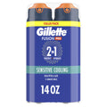 Gillette Fusion Pro Gel Hidratante de Afeitar 2 Unidades / 198 g / 7 oz