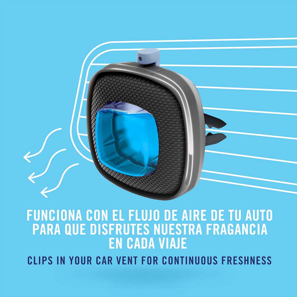 Febreze Car Aromatizante para Carros con Control de Intensidad 5 Unidades