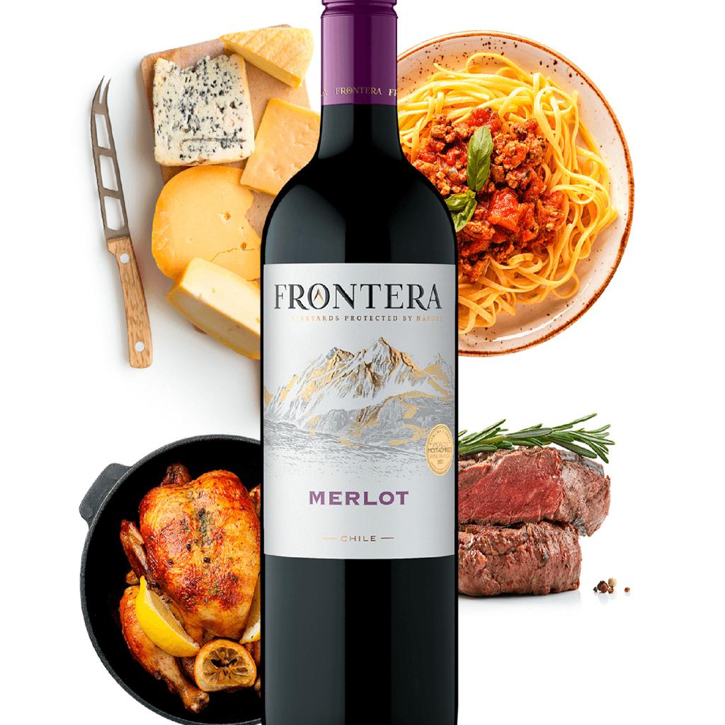 Frontera Vino Tinto Merlot 750 mL / 25.36 oz