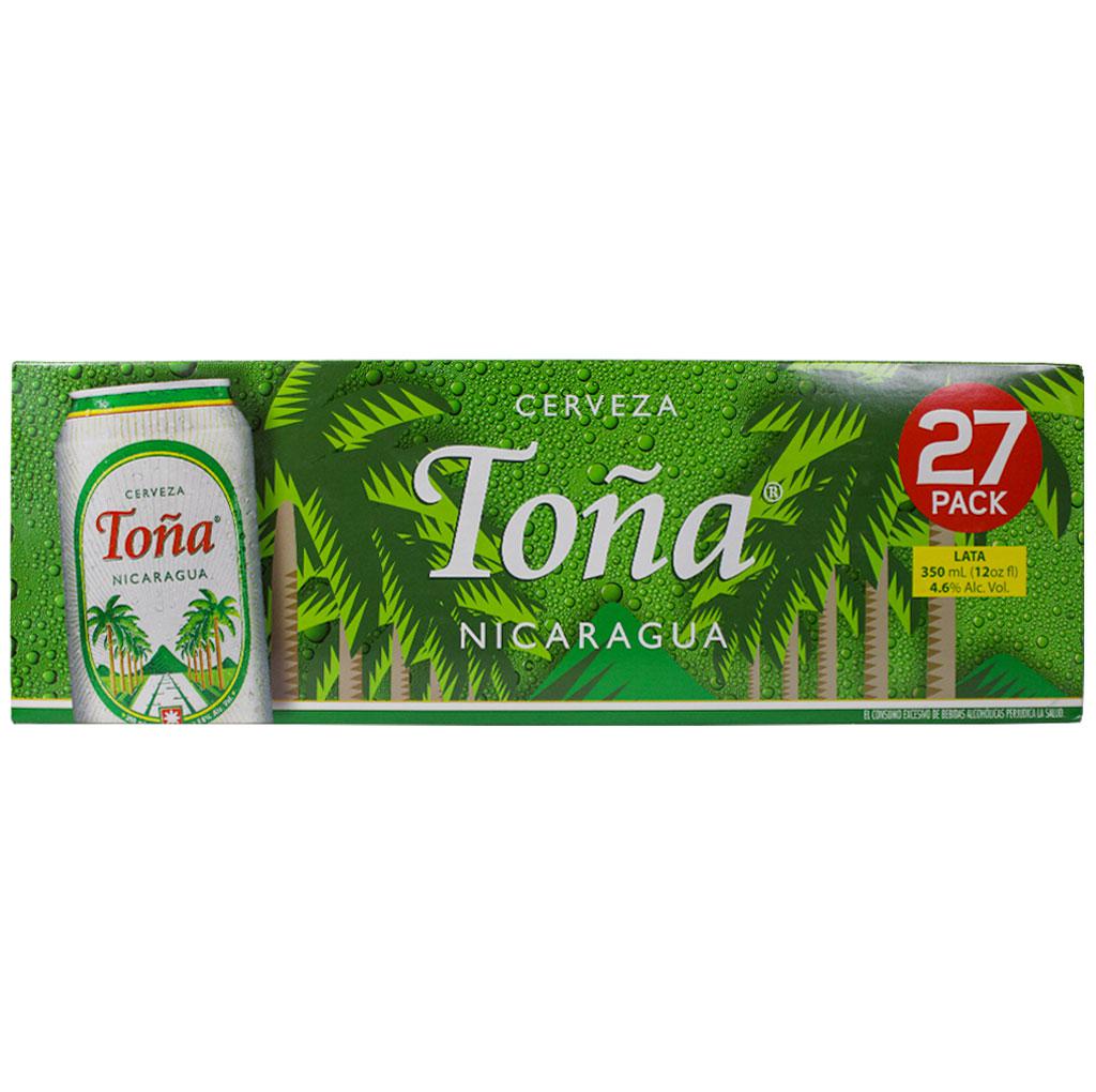 Toña Cerveza en Lata Regular 27 Unidades / 350 ml / 12 oz