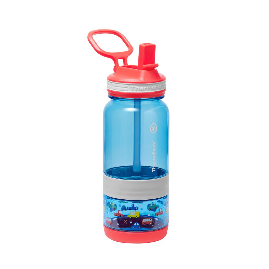 ThermoFlask Botella para Agua con Almacenamiento de Snacks para Niños 2 Unidades / 414 mL / 14 oz
