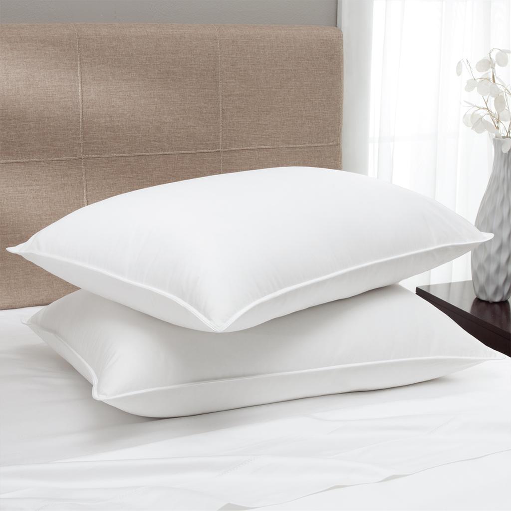 Almohadas Orgánicas de 300 Hilos y Funda en 100% Algodón 2 Unidades / 50 cm x 71 cm / 20" x 28"