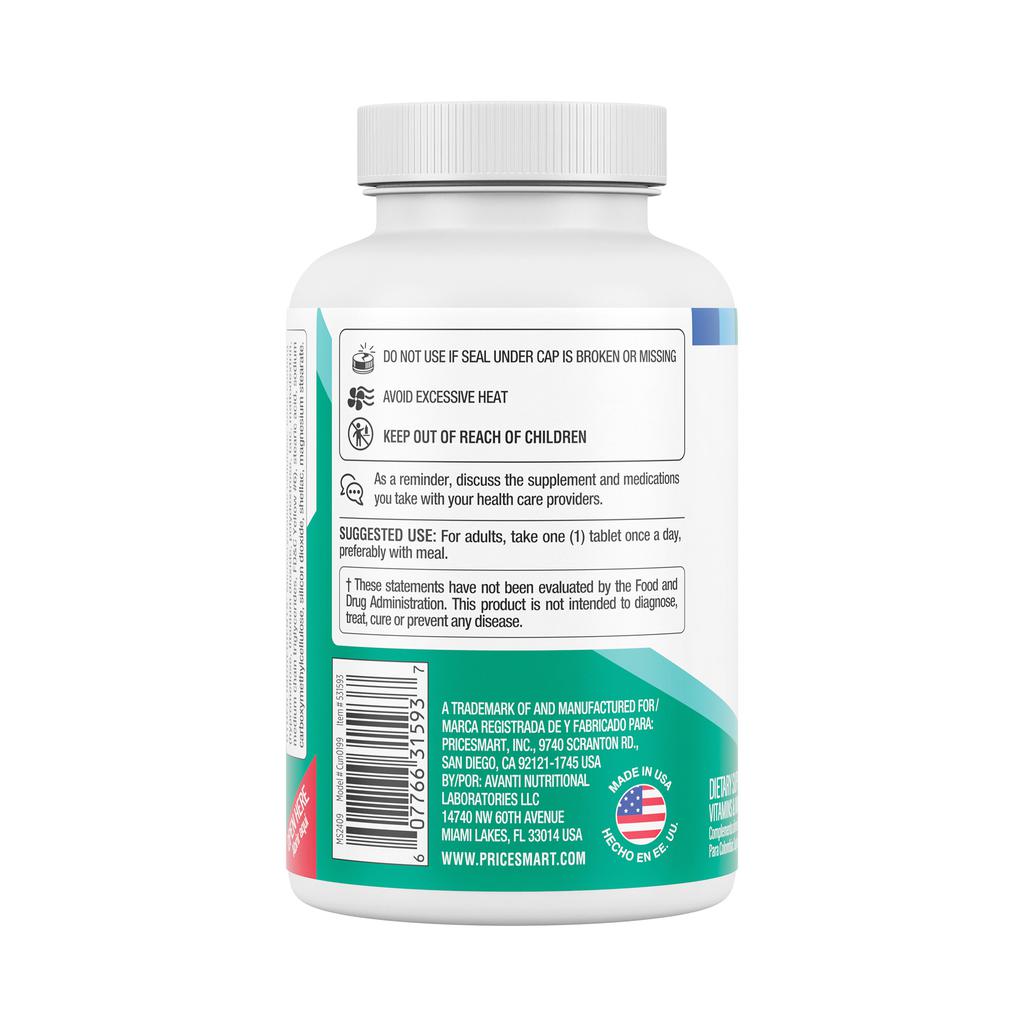 Member's Selection Multivitamínico Diario para Adultos 240 Unidades