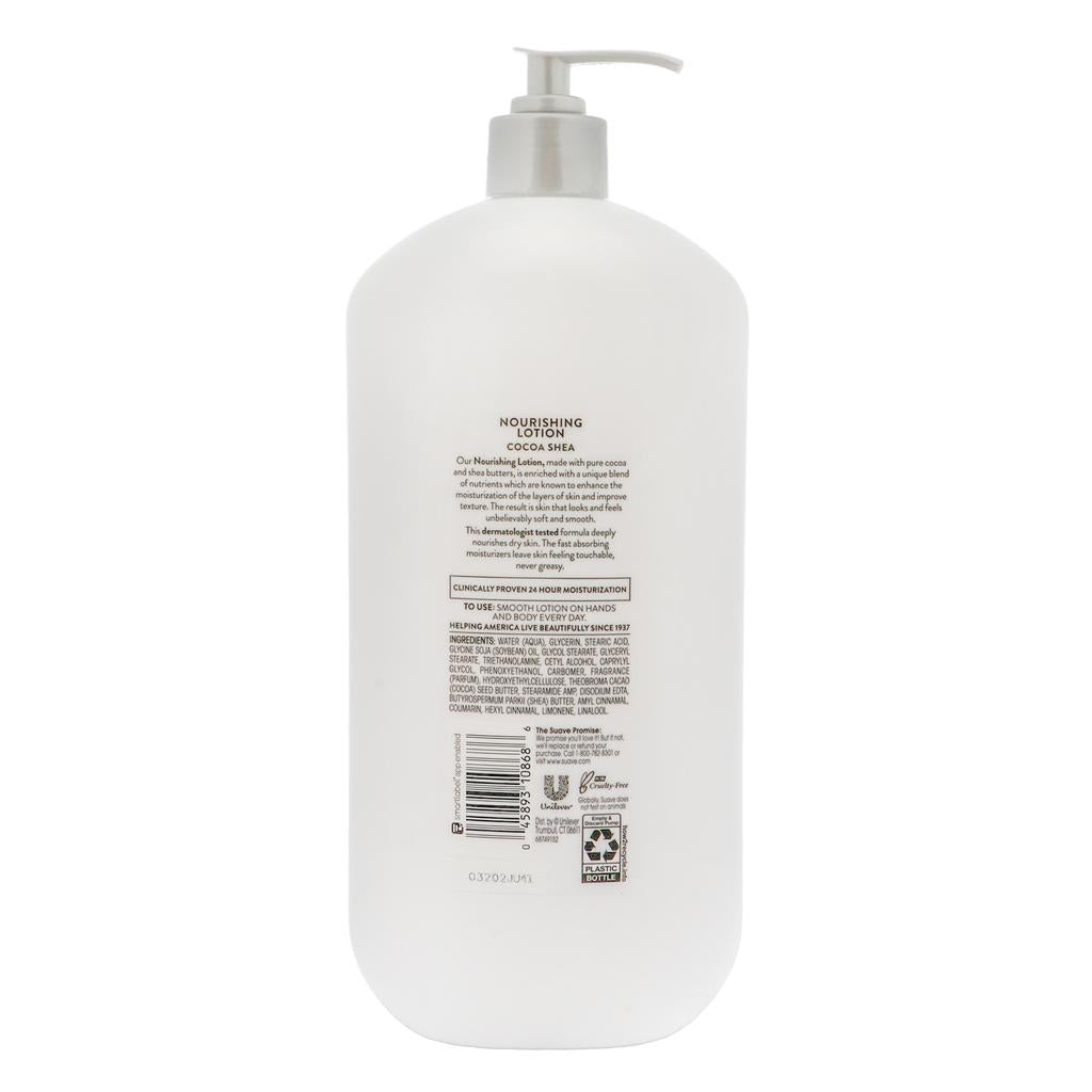 Suave Loción Nutritiva Cacao Karité 946 mL / 32 oz