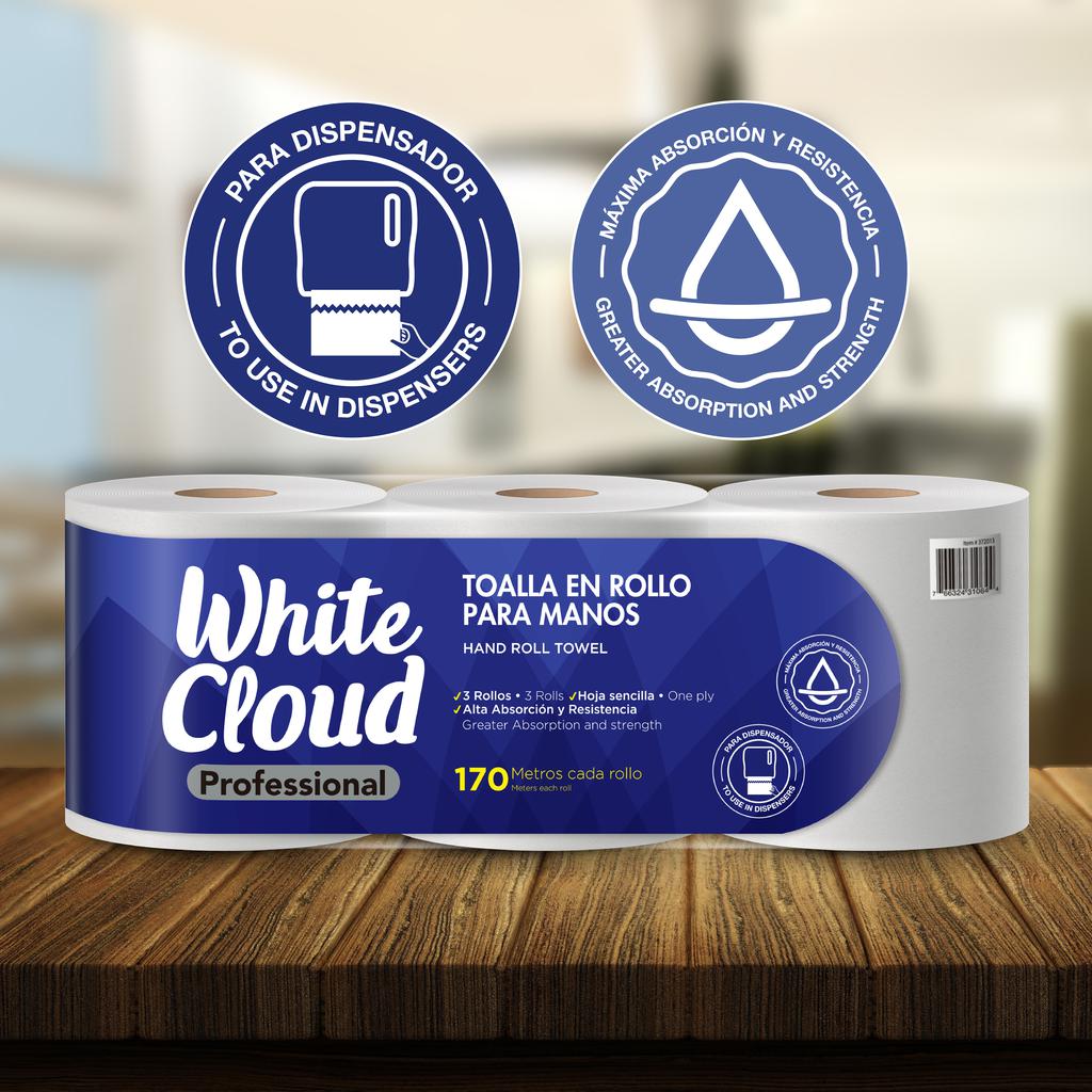 White Cloud Toalla de Papel 3 Unidades / 170 m