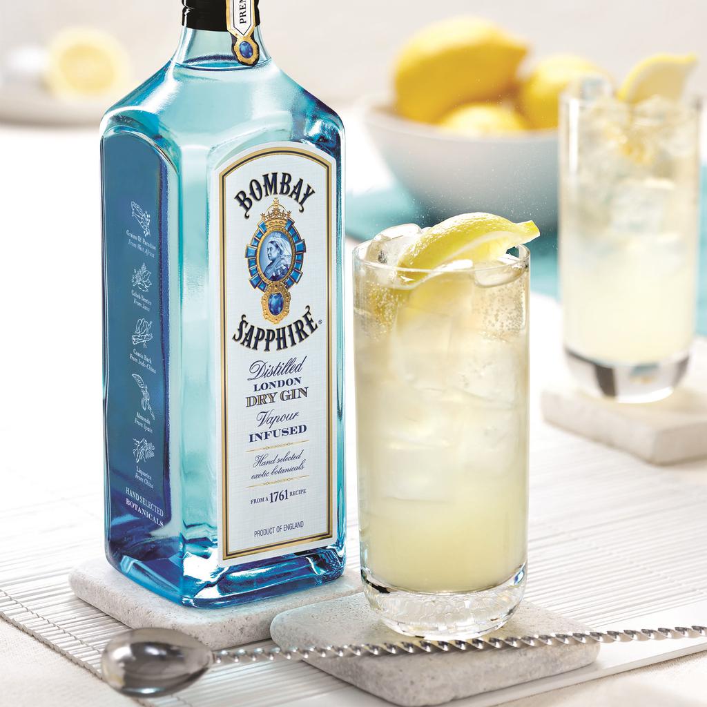 Bombay Sapphire Ginebra London Dry 1 L