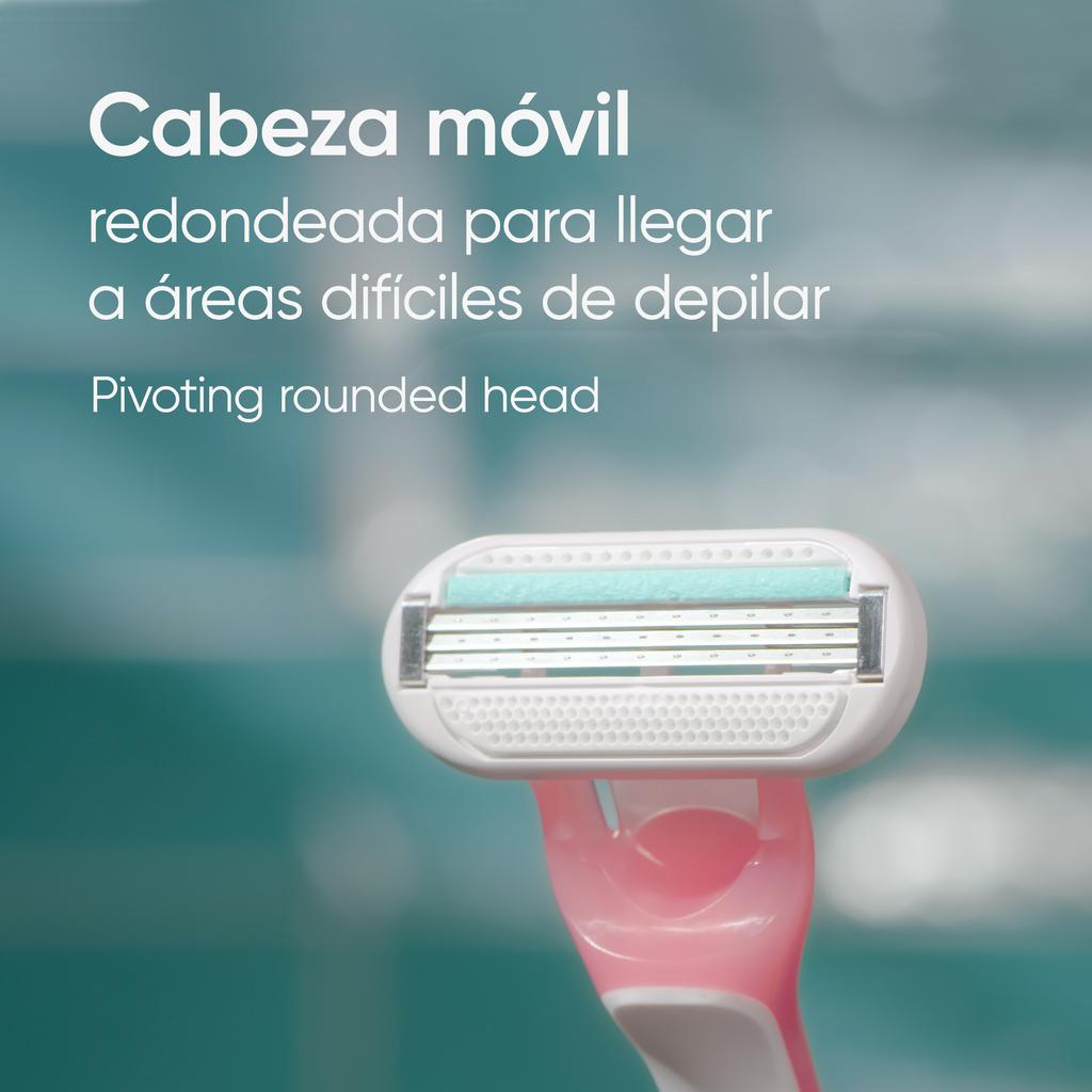 Gillette Máquina de Afeitar para Mujer Venus Sensitive Piel Sensible 12 Unidades