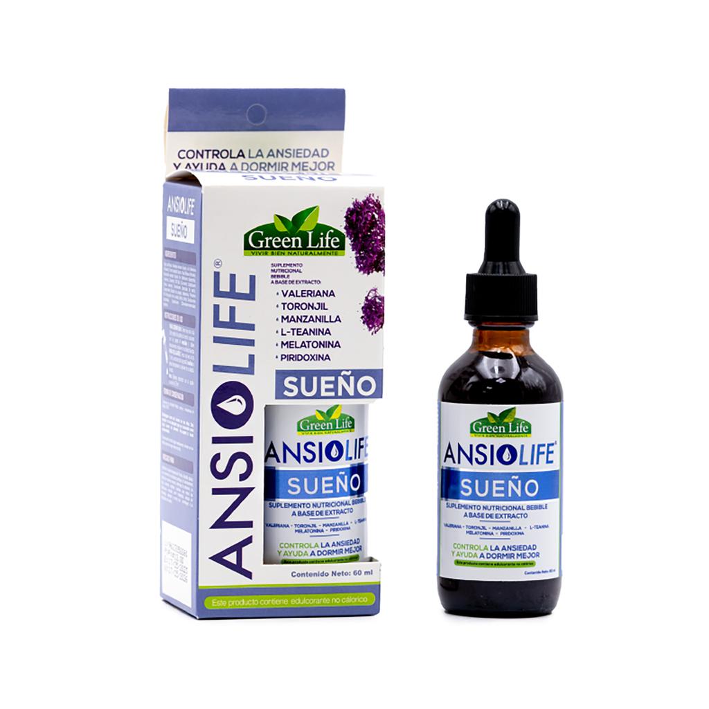 Green Life Ansiolife Controla la Ansiedad y Sueño 60 mL