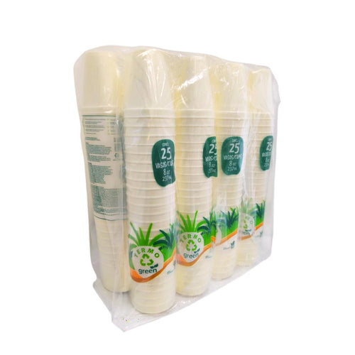 Termogreen Vasos Desechables de Foam 200 Unidades / 236 mL / 8 oz