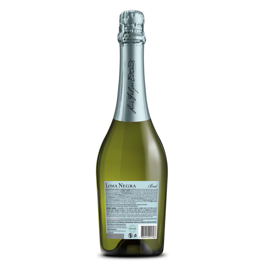 Loma Negra Vino Blanco Espumoso Brut de Chile 750 mL