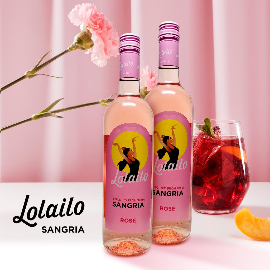 Lolailo Sangría Rosada con 6 % de Alcohol por Volumen  750 ml
