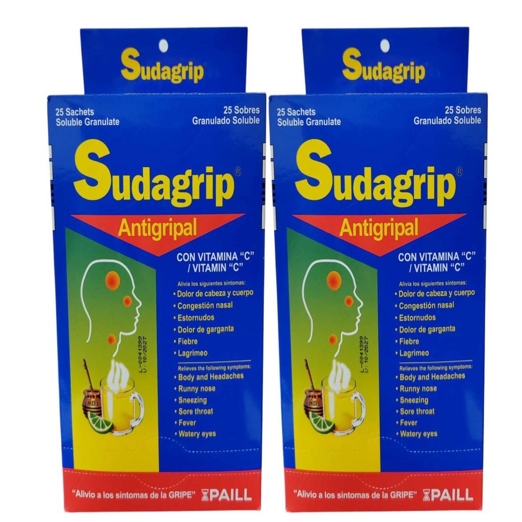 Sudagrip Antigripal en Sobres 2 Paquetes / 25 Unidades