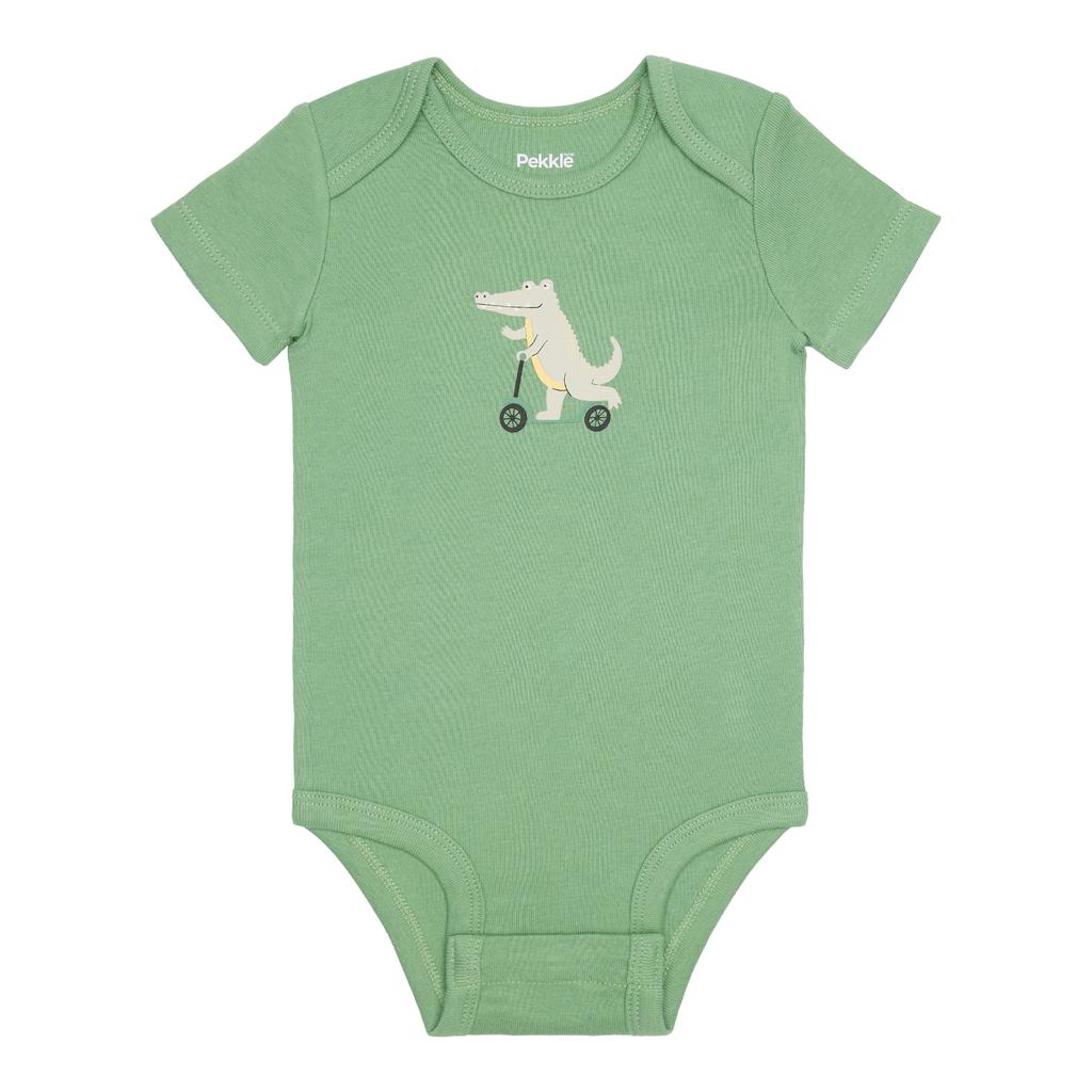 Pekkle Camisetas Body para Niño en Algodón 4 Unidades