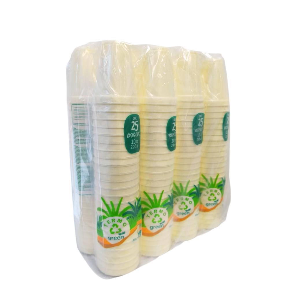 Termogreen Vasos Desechables de Espuma 200 Unidades / 295 mL / 10 oz