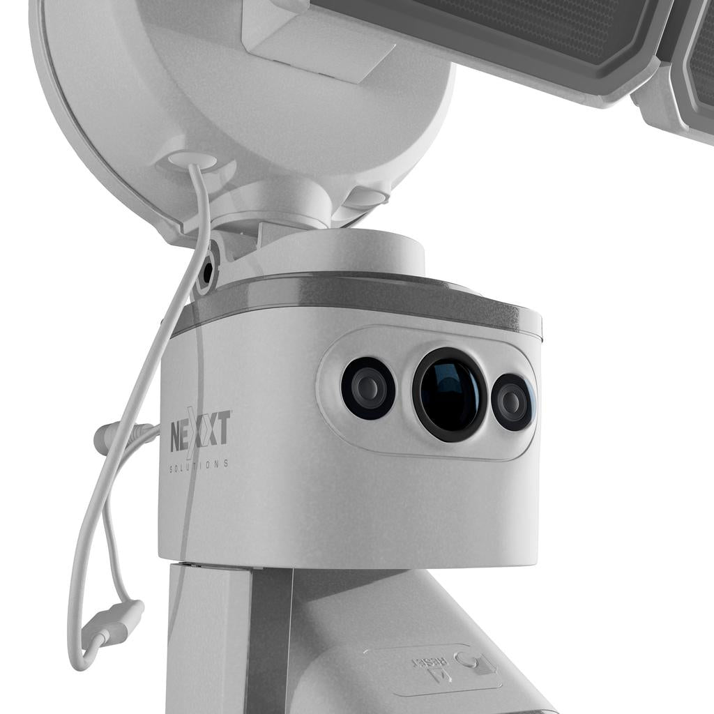 Nexxt Solutions Cámara de Seguridad Exterior con Reflector y Doble Lente 2K QHD