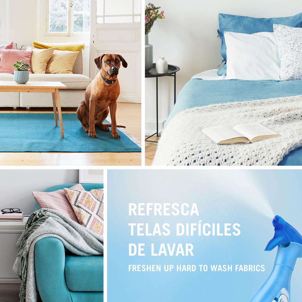 Febreze Ambientador en Spray para Telas Extra Strength 700 mL / 23.6 oz + Downy Calm 800 mL / 27 oz