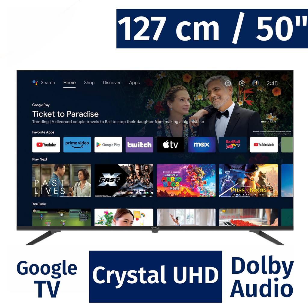 Kenwood 127 cm / 50” Pulgadas Smart Android 4K UHD TV LTK-K50B54A
