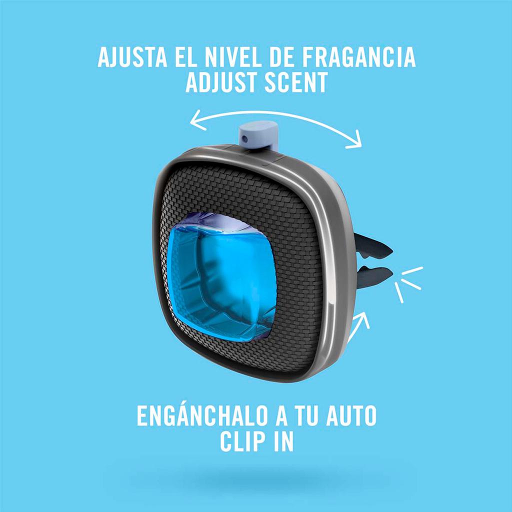 Febreze Car Aromatizante para Carros con Control de Intensidad 5 Unidades