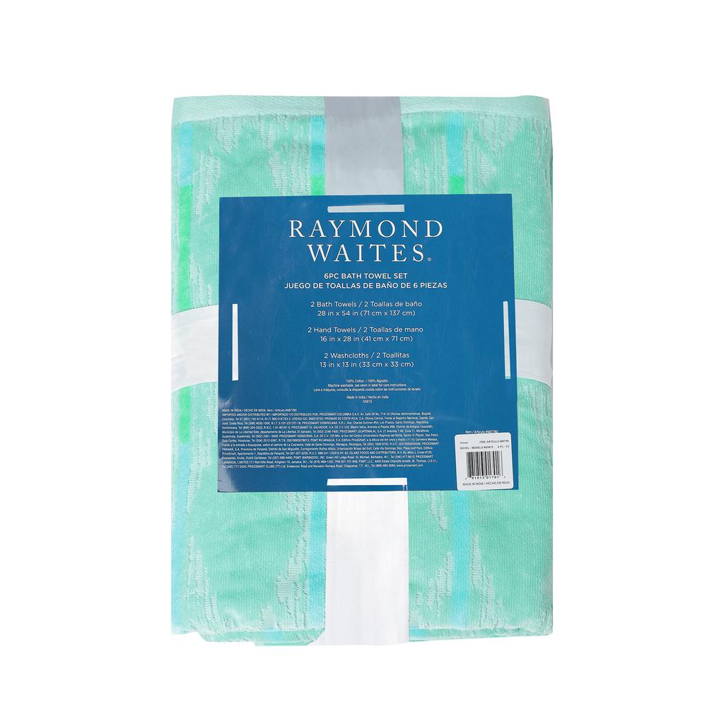 Raymond Waites Set de Toallas de Baño 6 Piezas