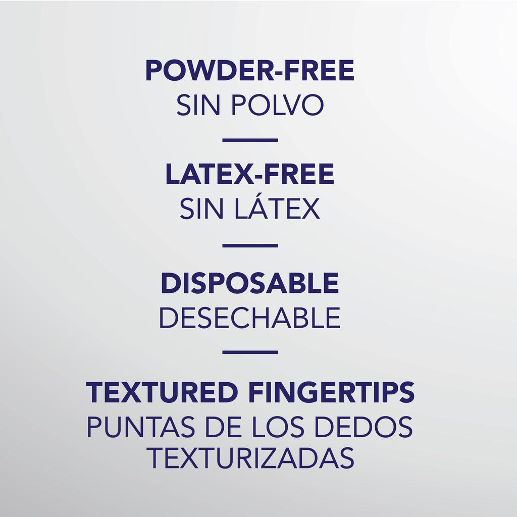Sani-Guard Guantes Desechables de Nitrilo Multiusos Talla Mediana 2 Paquetes / 100 Unidades