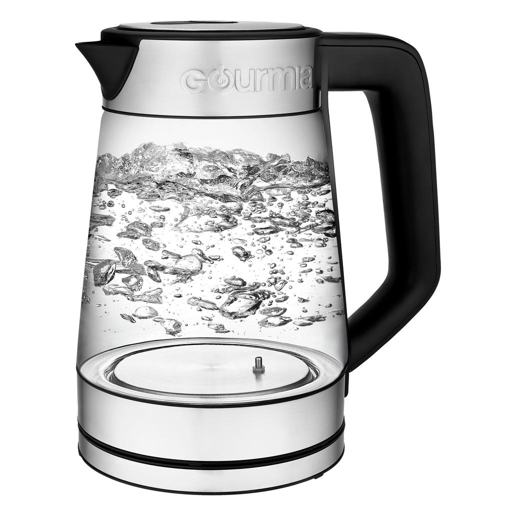 Gourmia Tetera Inalámbrica con Asa y Panel de Control Digital 1.7 L / 57.48 oz