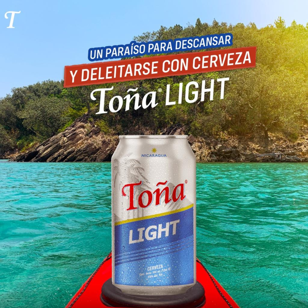 Toña Cerveza en Lata Lite 24 Unidades / 350 mL / 12 oz