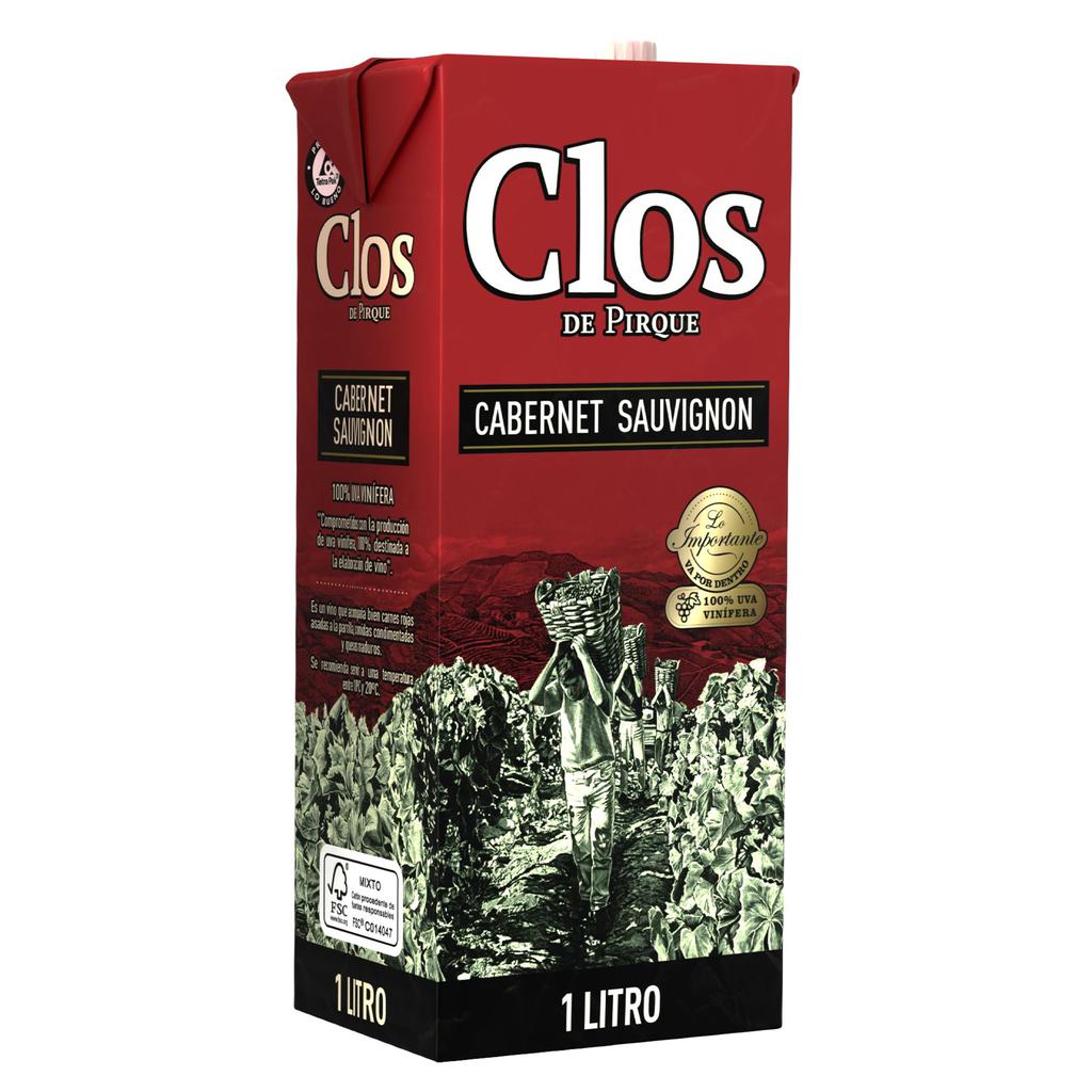 Clos de Pirque Vino Tinto Cabernet Sauvignon 3 Unidades / 1 L